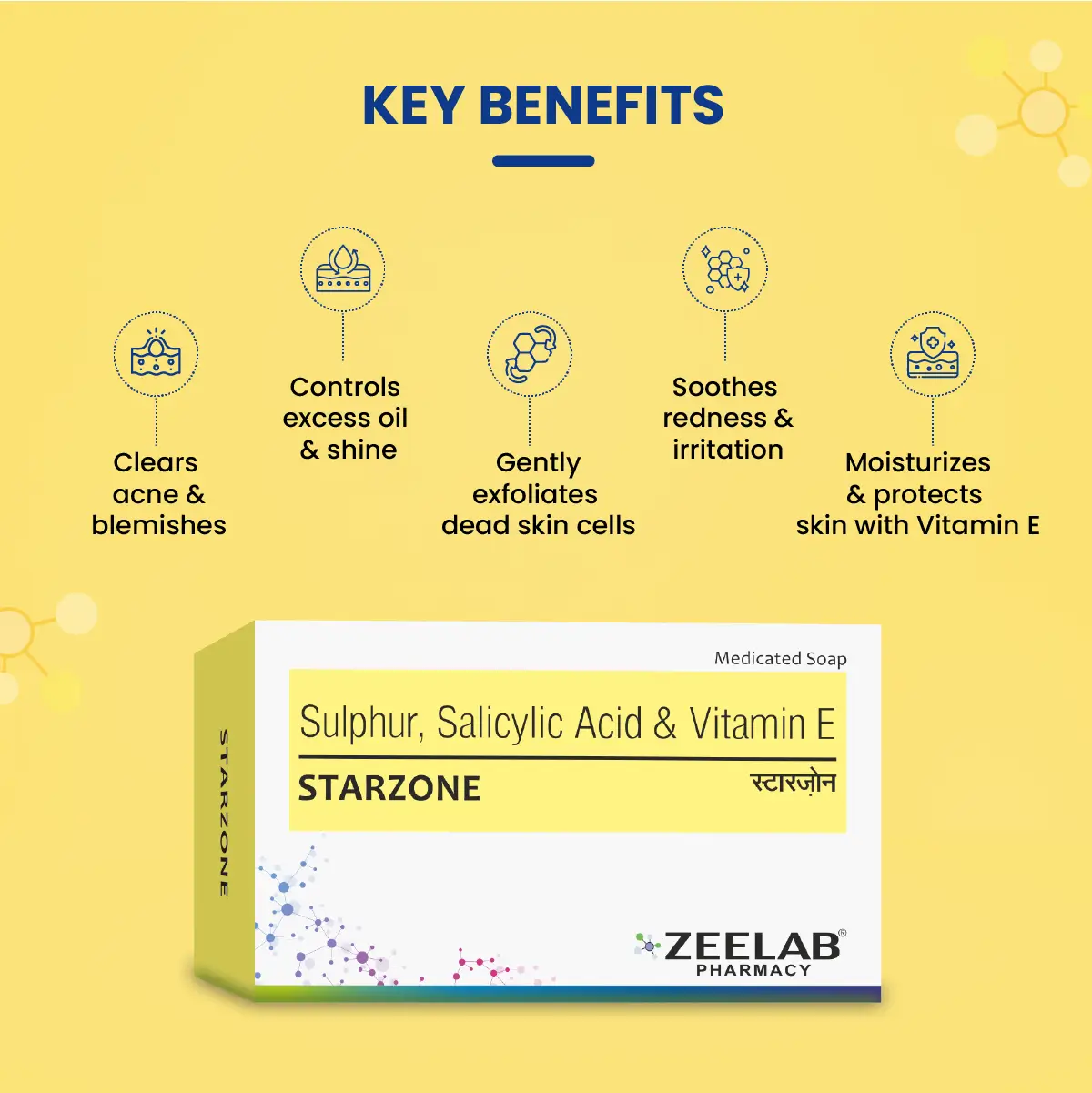 Starzone Soap 75 gm | Deep Cleansing & Fresh Skin